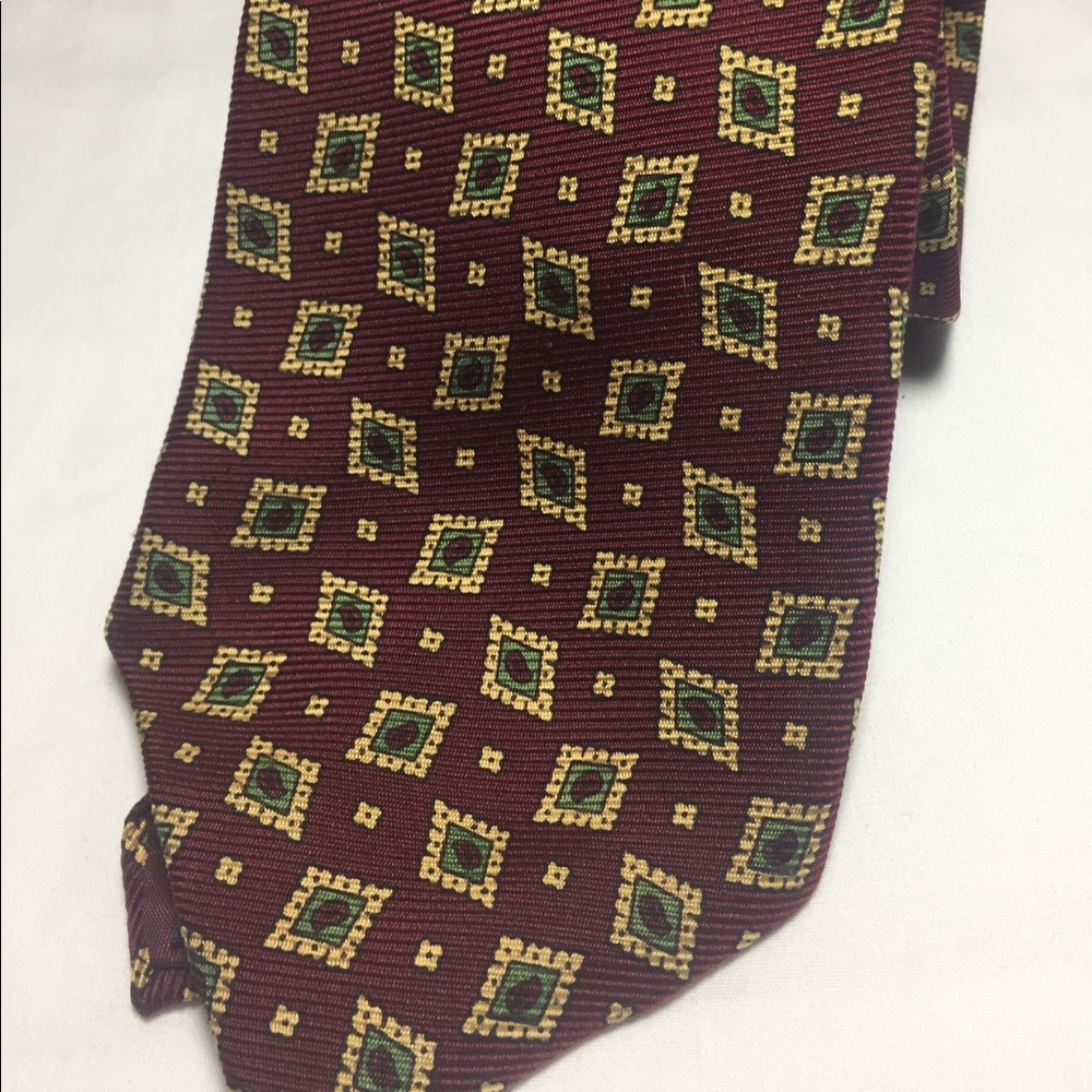 Polo by Ralph Lauren red and green hand made tie